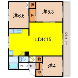 ヴィラナリー上富良野の物件間取画像